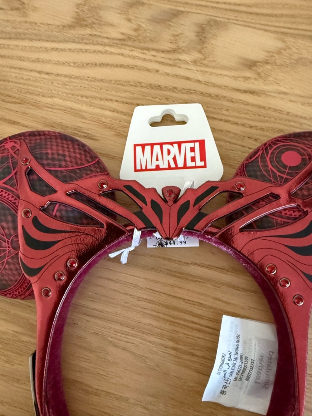 Disney Parks Marvel Scarlet Witch Loungefly Mickey Mouse Ear Headband - Picture 5 of 9